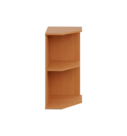 LZ 2 - 3 kancelářská skříň, rohová, pravá, 750x360x450, buk Royal